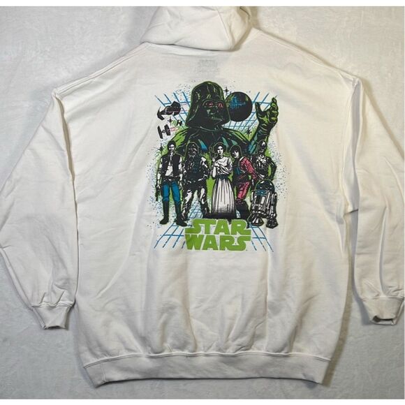 Star Wars White Character‎ Group Hoodie pullover- Brand New- Men XX-Large - Picture 1 of 7